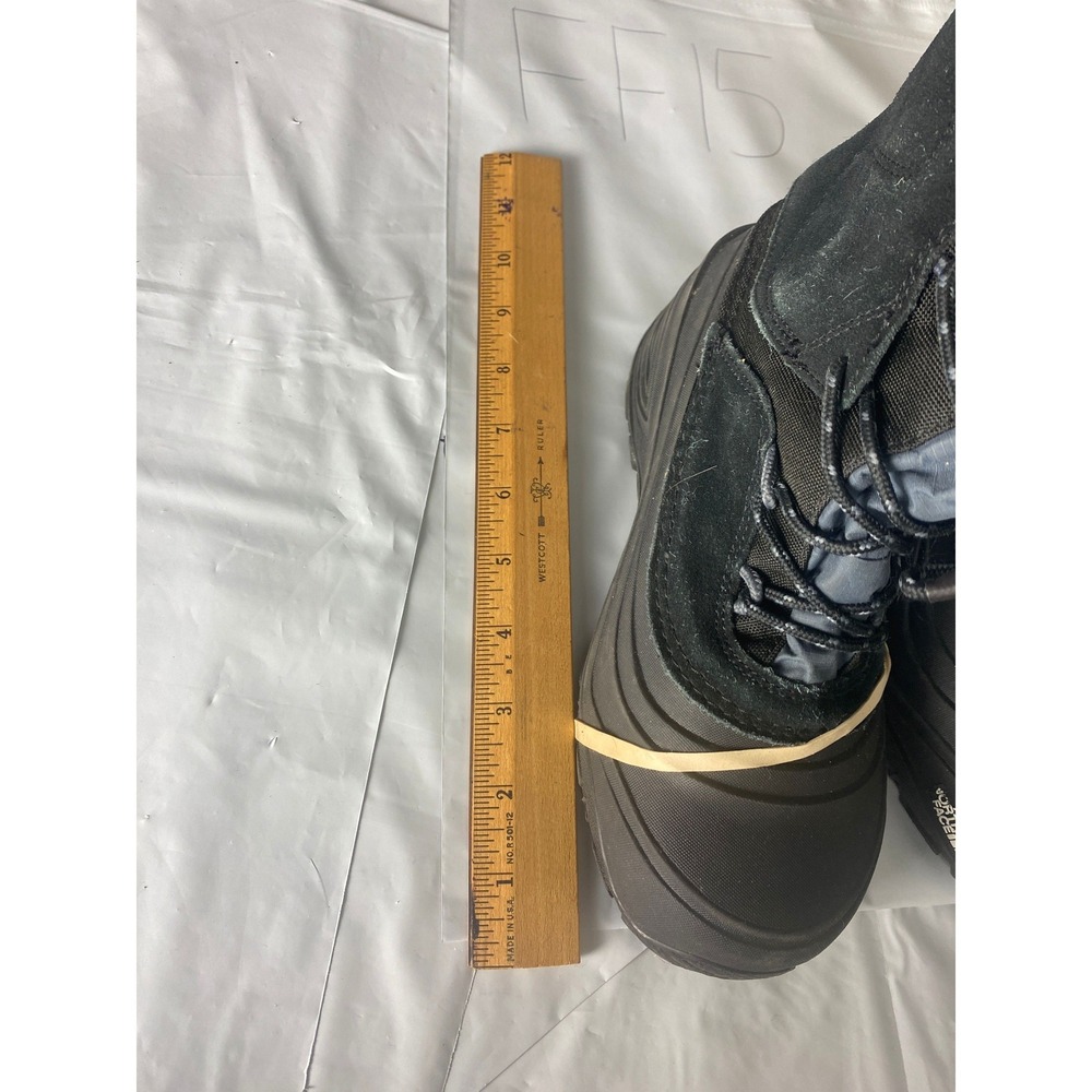 The North Face Black Waterproof Winter Snow Boots Youth 4
